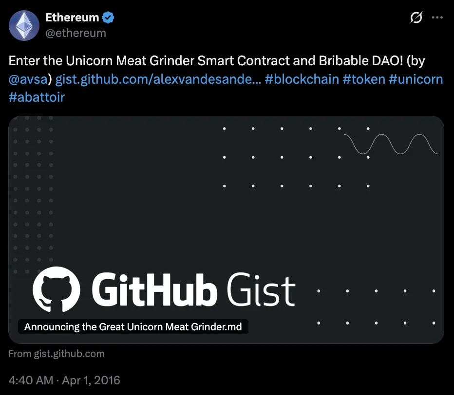 Ethereum Grinder Announcement